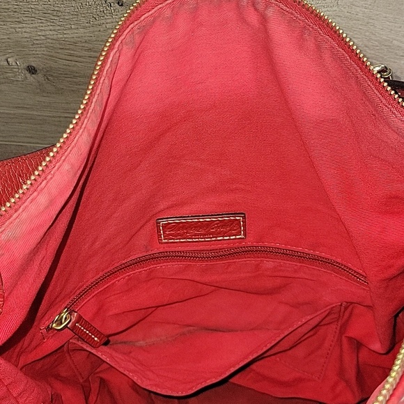 Large Dooney & Bourke Red Pebble Leather Women\'s Bag main image 15